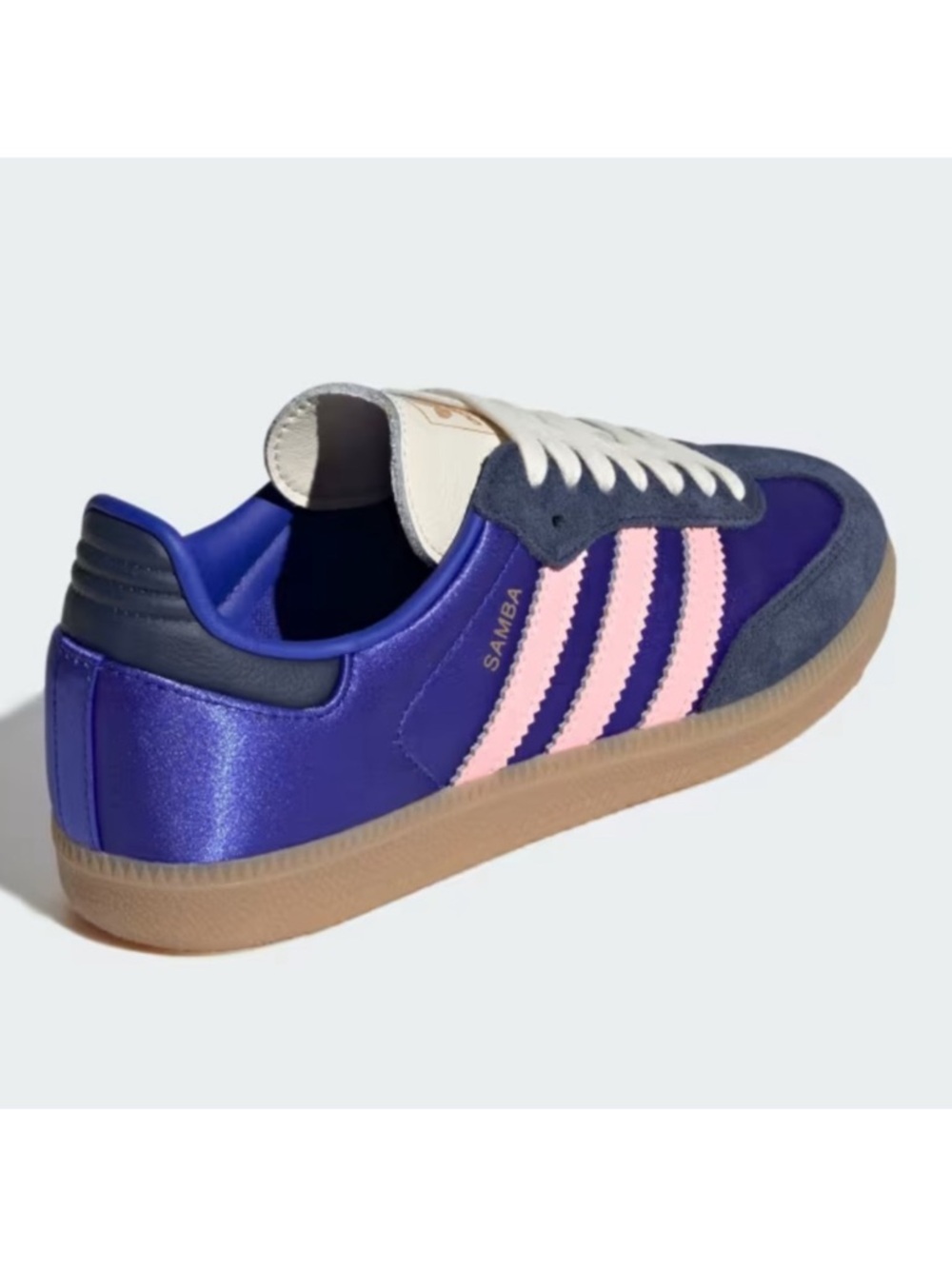 adidas Samba OG Lucid Blue / Dark Indigo / Gum - Picture 3 of 10